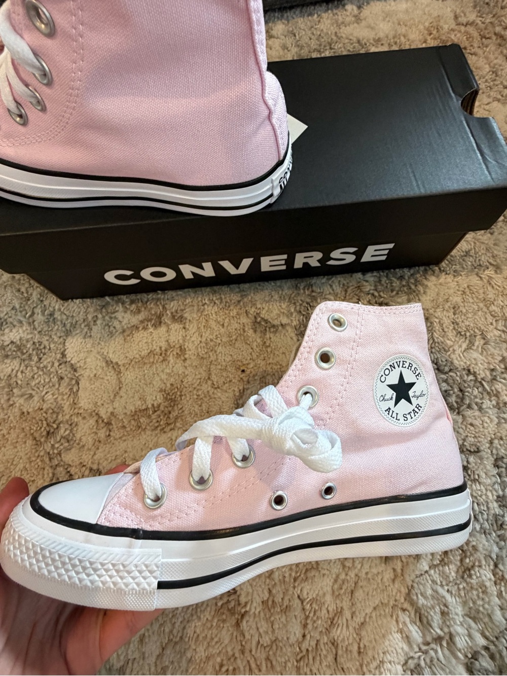Converse Chuck Taylor All Star High Top Sneakers - Pink - Picture 2 of 4